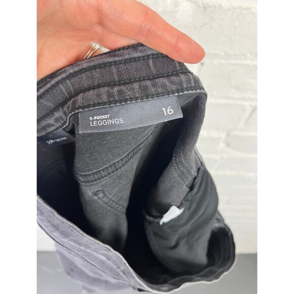 J. Jill Women's Skinny Legging Denim Jeans Stretch Low-Rise Black Size 16 - Picture 6 of 7